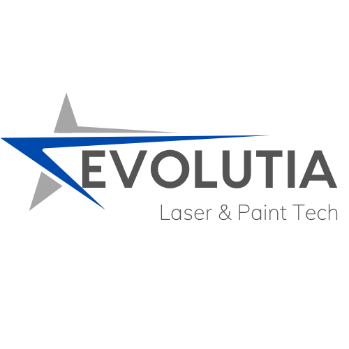 Logo Evolutia. Laser & Paint Tech