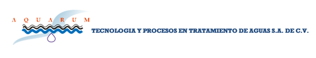 Logo AQUARUM TECNOLOGIA Y PROCESOS EN TRATAMIENTO DE AGUAS SA DE CV